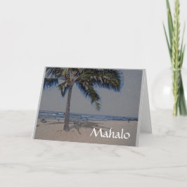 家族の感謝のハワイアンカード サンキューカード