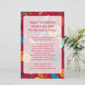 家族の感謝祭ディナーメニュー記念マルーン (スタンド正面)