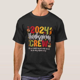 家族の感謝祭2024感謝祭クルーのトルコ Tシャツ