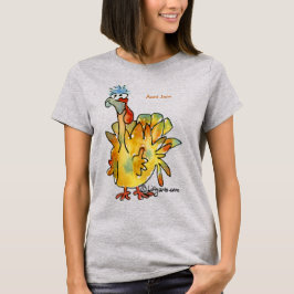 家族の感謝祭(2)金ゴールドトルコTシャツ Tシャツ