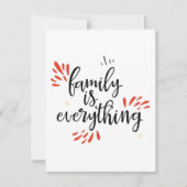 家族の懇親会がすべてだ サンキューカード (正面)