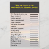 家族の懇親会が人を見つけ、どのような価格ゲーム チラシ (裏面)