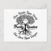 家族の懇親会が再び恋に走出会う ポストカード (正面)
