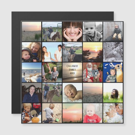 家族の懇親会は写真のコラージュを好む (正面/裏面)