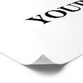 家族の懇親会ツリーと写真とハート ポスター (角)