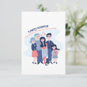 家族の懇親会生活は永遠に愛を始める 招待状 (スタンド正面)