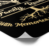 家族の懇親会私たちの家族の愛 ポスター (角)