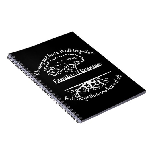 家族の懇親会私たちはそれをすべて持っているかもしれない ノートブック (右側)