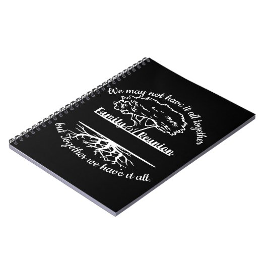 家族の懇親会私たちはそれをすべて持っているかもしれない ノートブック (左側)