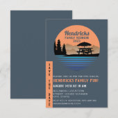 家族の懇親会 セーブザデート (正面/裏面)