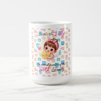 家族の新しい一員 ネコ柄 カスタム デザイン コーヒーマグカップ