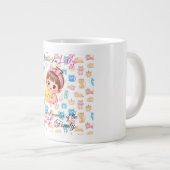 家族の新しい一員 ネコ柄 カスタム デザイン ジャンボコーヒーマグカップ (正面右)