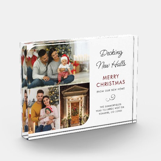 家族の新しい自宅住所を移動した フォトブロック (左)