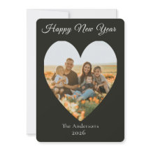 家族の新年の写真