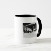 家族の旅行ドッグスリングでアラスカ マグカップ (正面右)