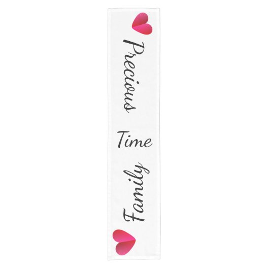 家族の時大切間 ショートテーブルランナー (正面)