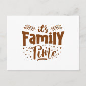 家族の時間だ ポストカード (正面)