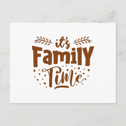 家族の時間だ ポストカード (正面)
