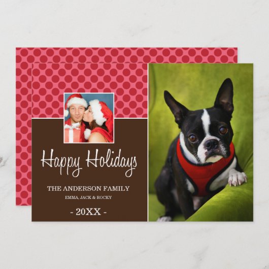 家族の時間 |ホリデーカード シーズンカード (正面/裏面)