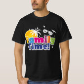 家族の時間 | 2024年に一緒に思い出を作る Tシャツ (正面)