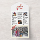 家族の最新情報🎄✨クリスマスフォト オールインワン招待状 (内側)