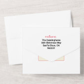 家族の最新情報🎄✨クリスマスフォト オールインワン招待状 (裏面)