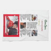 家族の最新情報🎄✨クリスマスフォト キッチンタオル (横)