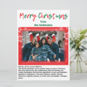 家族の最新情報🎄✨クリスマスフォト シーズンカード (スタンド正面)