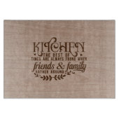 家族の最高の時間を節約する カッティングボード (正面)