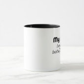 家族の木おもしろいの引用文ギフトコーヒーカップ引用文 マグカップ (中央)