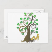 家族の木から落ちた ポストカード (正面/裏面)