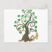 家族の木から落ちた ポストカード (正面)