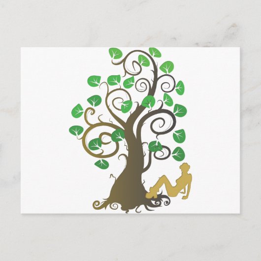 家族の木から落ちた ポストカード (正面)