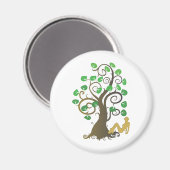 家族の木から落ちた マグネット (正面/裏面)