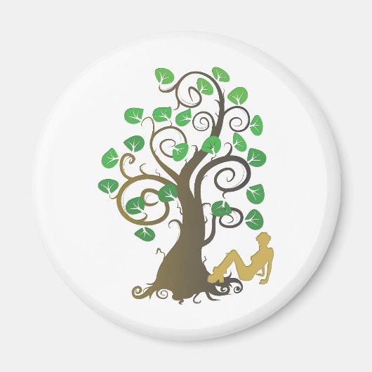 家族の木から落ちた マグネット (正面)