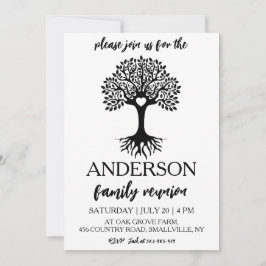 家族の木が家族を集める懇親会 招待状