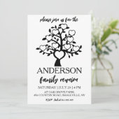 家族の木が家族を集める懇親会 招待状 (スタンド正面)