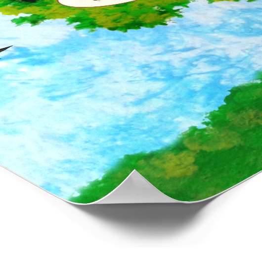 家族の木のステップの子供 ポスター (角)