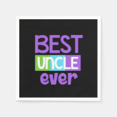 家族の木の血縁祖先の家族の愛の血 スタンダードカクテルナプキン (正面)