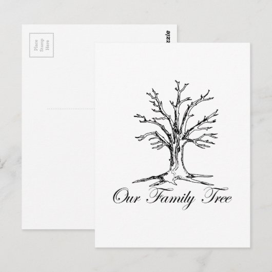 家族の木 ポストカード (正面/裏面)