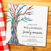 家族の木 家族再会の招待状 招待状
