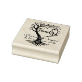 家族の木 生命が始まり、愛が永遠に続く場所 ラバースタンプ (スタンプ)