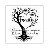 家族の木 生命の始まり、愛は永遠に ラバースタンプ (インプリント)