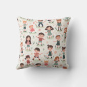 家族の枕クッション クッション (裏面)