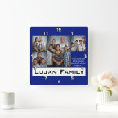 家族の柱時計 スクエア壁時計 (ホーム)