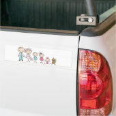 家族の棒はバンパーステッカーを計算します バンパーステッカー (トラック上)