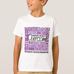 家族の正方形の膵臓癌 Tシャツ
