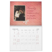 家族の水の色のフローラパーソナライズされた写真 カレンダー (2月 2026)