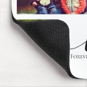 家族の永遠3フォトコラージュ甘い引用文ママの子供 マウスパッド (コーナー)