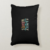 家族の波 アクセントクッション (正面(垂直))